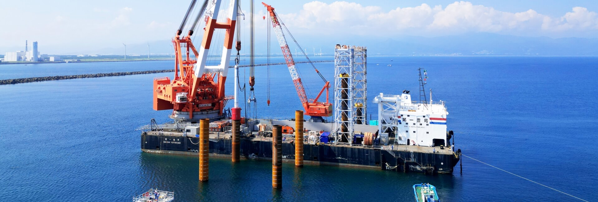 Moricho Corporation's Marine civil engineering