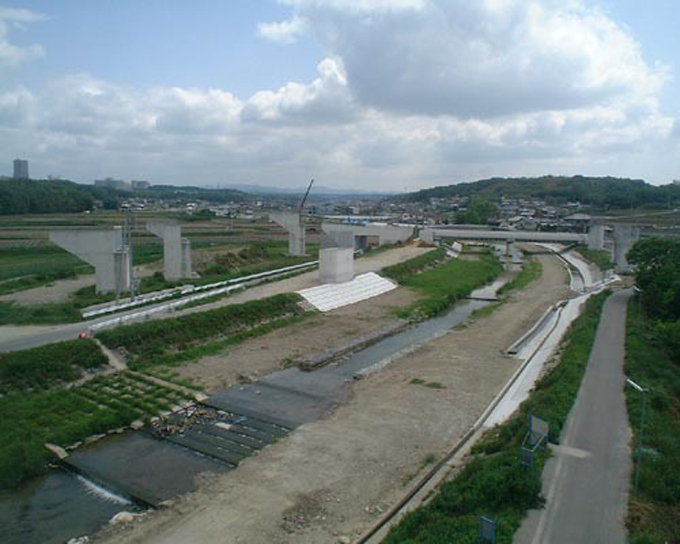 Kobe West BP Harayama Ramp Bridge Substructure Work