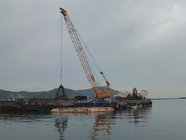 Fukura Port Anchor Block Installation Work