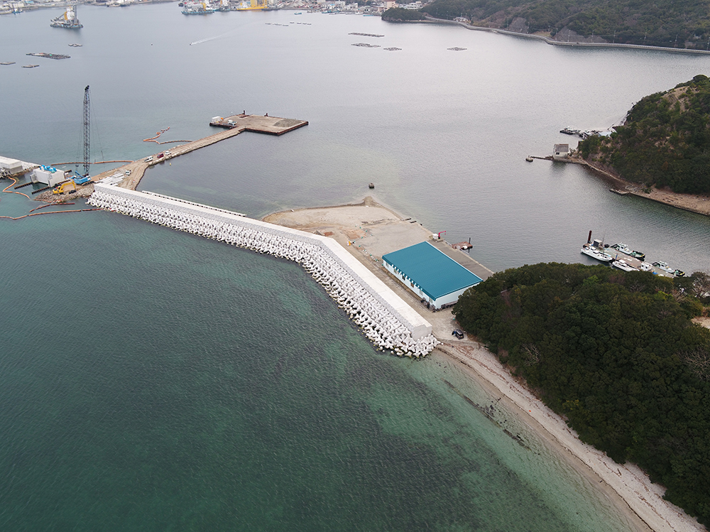 Fukura Port Existing Breakwater Improvement (Part 4) Work