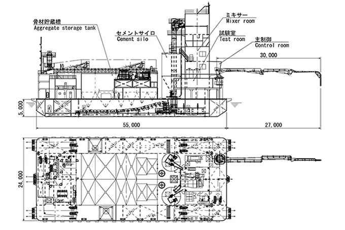 船舶ランプ　コンパスまとめ売り　骨董品 コンクリートプラント船 ｜ 株式会社森長組