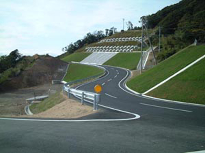 洲本南淡線道路改良工事(灘大川)