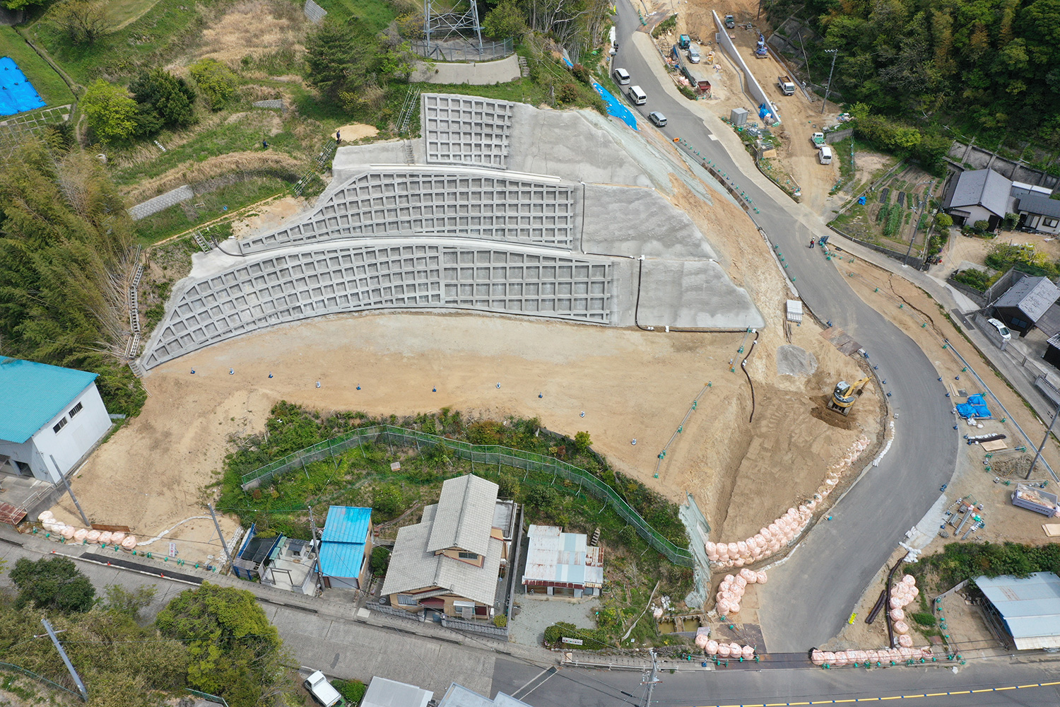 洲本バイパス宇山地区付替市道設置工事